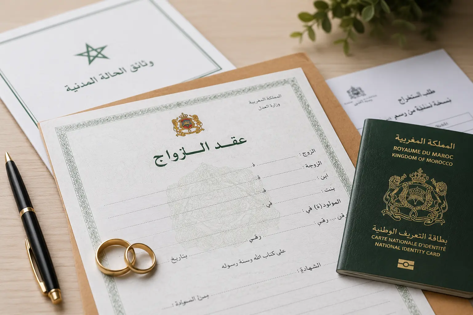 نسخة من عقد الزواج ضمن الوثائق المطلوبة لإجراءات الطلاق بالتراضي في المغرب