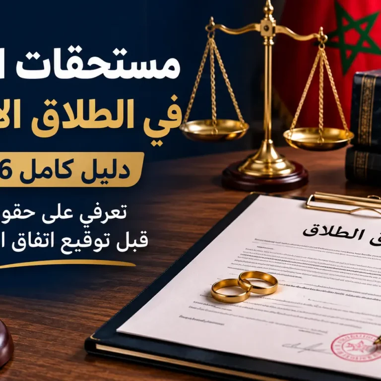 مستحقات الزوجة في الطلاق الاتفاقي بالمغرب قبل توقيع اتفاق الطلاق
