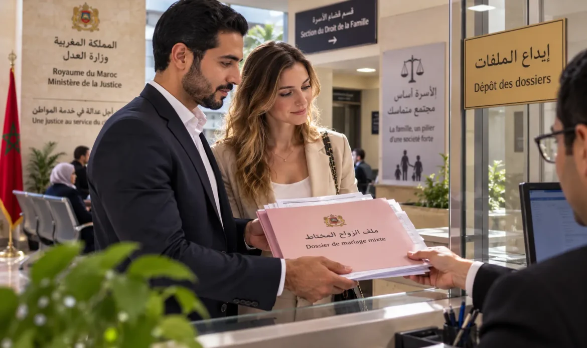 إيداع ملف الزواج المختلط لدى المحكمة في المغرب