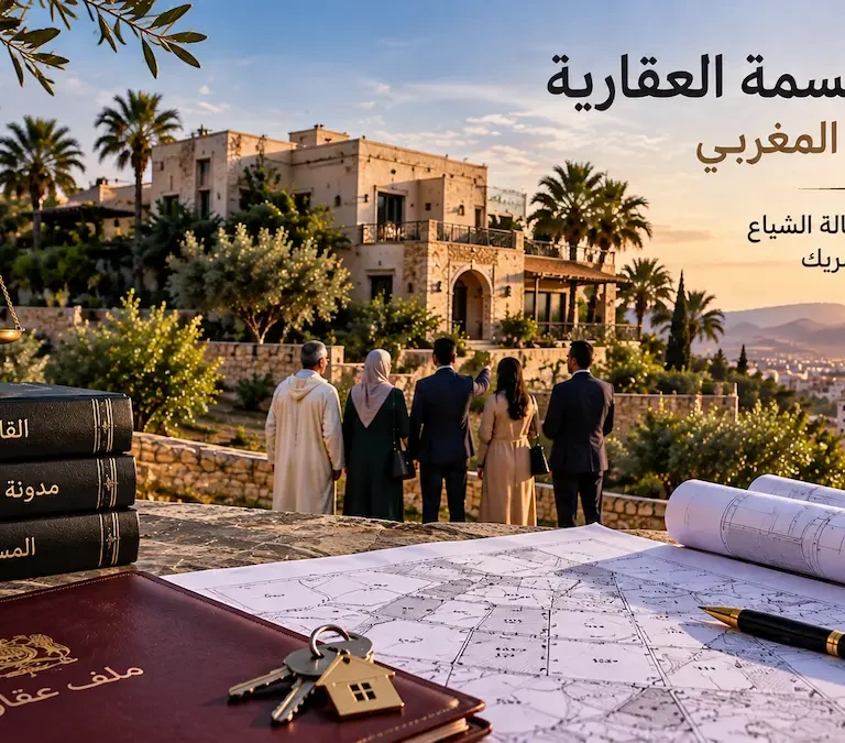 القسمة العقارية وإنهاء حالة الشياع بين الشركاء في القانون المغربي