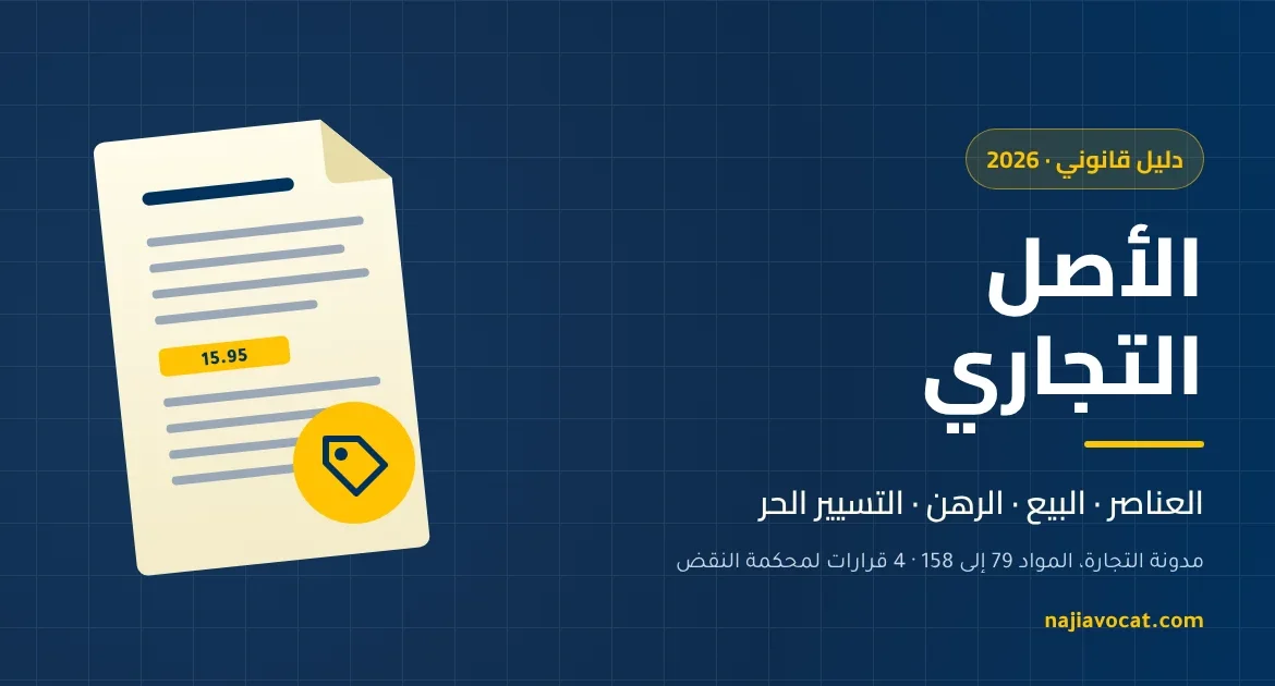 الأصل التجاري في القانون المغربي: العناصر والبيع والتسيير الحر