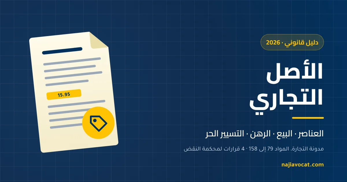 الأصل التجاري في القانون المغربي: العناصر والبيع والتسيير الحر